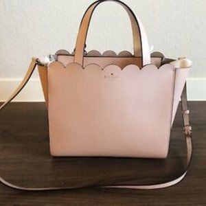 Kate Spade Magnolia Street Mina Blush Leather Tote